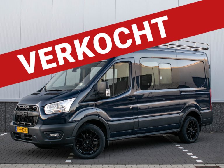 2020 Ford Transit 330 2.0 TDCI L2H2 Dubbel cabine | RAPTOR | Carplay | Trekhaak | Achteruitrijcamera | Navi | Airco | Cruise Control | Imperiaal | DAB | Dodehoeksensoren |